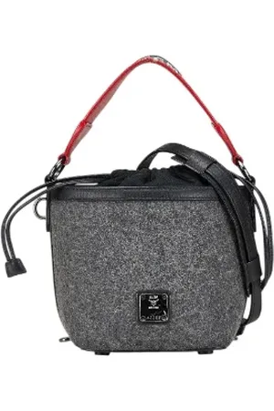 MCM Dames, Pre-owned, Grijs, Maat: ONE Size Wol