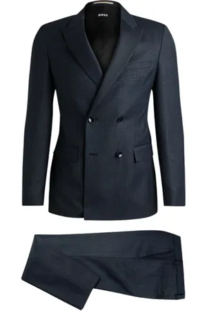 HUGO BOSS Heren, Pakken, Blauw, Maat: S
