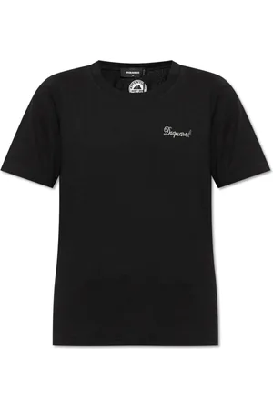 Dsquared2 Dames, Tops, Zwart, Maat: S Katoen
