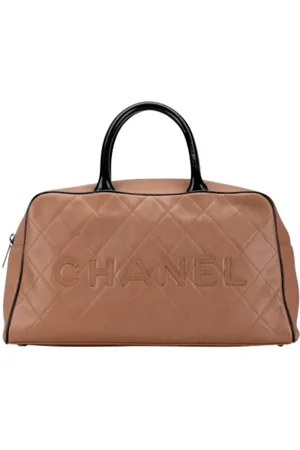 CHANEL Dames, Pre-owned, Bruin, Maat: ONE Size Leer