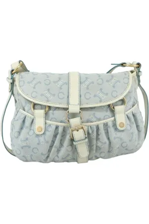 Céline Dames, Pre-owned, Blauw, Maat: ONE Size Leer