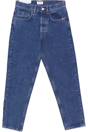 AMISH Heren, Jeans, Blauw, Maat: W35 Katoen