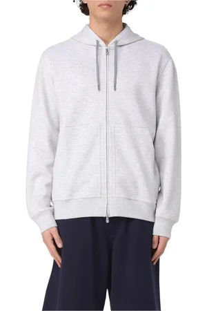 Brunello Cucinelli Heren, Sweatshirts & Hoodies, Grijs, Maat: M