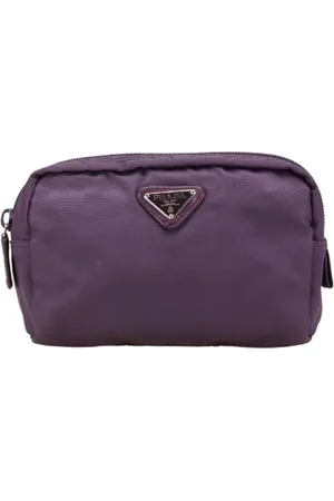 Prada Dames, Pre-owned, Paars, Maat: ONE Size Nylon