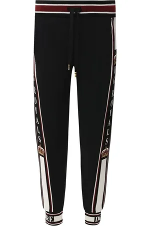 Dolce & Gabbana Heren, Broeken, Zwart, Maat: XS Viscose