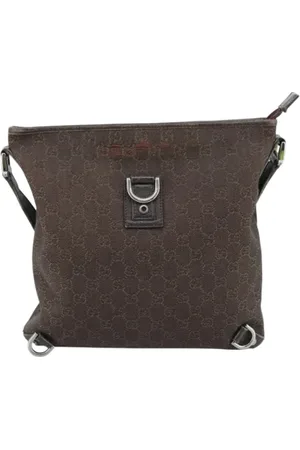 Gucci Dames, Pre-owned, Bruin, Maat: ONE Size Leer