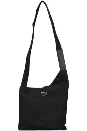 Prada Dames, Pre-owned, Zwart, Maat: ONE Size Nylon
