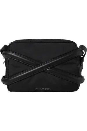 Alexander McQueen Heren, Tassen, Zwart, Maat: ONE Size Nylon