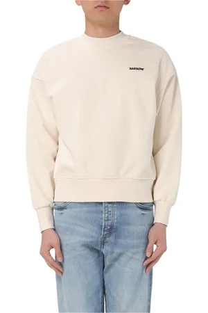 BARROW Heren, Sweatshirts & Hoodies, Wit, Maat: M Katoen