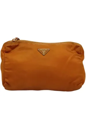 Prada Dames, Pre-owned, Oranje, Maat: ONE Size Nylon