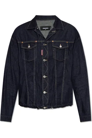 Dsquared2 Heren, Jassen, Blauw, Maat: XL Denim
