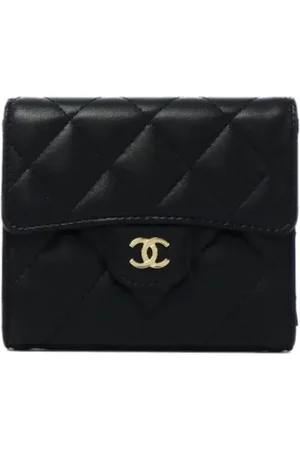 CHANEL Dames, Pre-owned, Zwart, Maat: ONE Size Leer