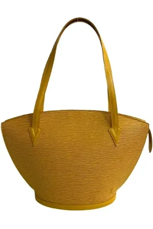 LOUIS VUITTON Dames, Pre-owned, Geel, Maat: ONE Size Leer