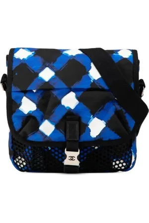 CHANEL Dames, Pre-owned, Blauw, Maat: ONE Size Nylon