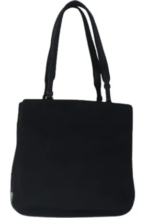 Prada Dames, Pre-owned, Zwart, Maat: ONE Size Wol