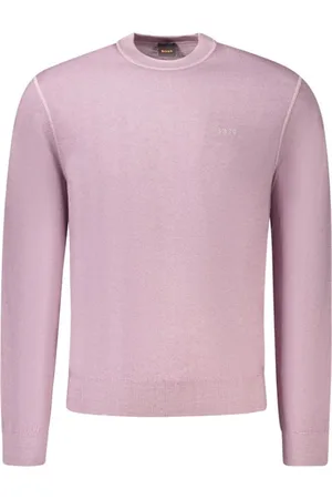 HUGO BOSS Heren, Truien, Roze, Maat: S Wol