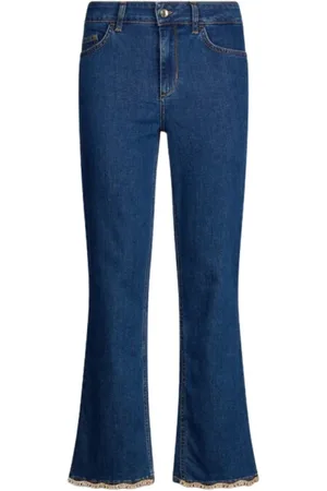 Liu Jo Dames, Jeans, Blauw, Maat: W32 Katoen
