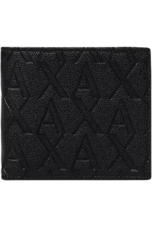Armani Exchange Heren, Accessoires, Zwart, Maat: ONE Size Leer