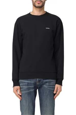 VALENTINO Heren, Sweatshirts & Hoodies, Zwart, Maat: XL Katoen