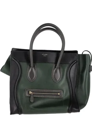 Céline Dames, Pre-owned, Groen, Maat: ONE Size Leer