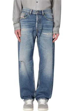 Diesel Heren, Jeans, Blauw, Maat: W34 Katoen