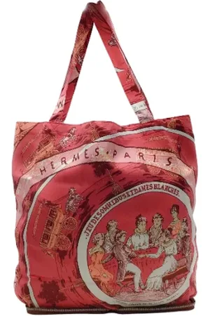 Hermès Dames, Pre-owned, Roze, Maat: ONE Size Zijde