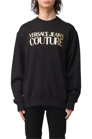 VERSACE Heren, Sweatshirts & Hoodies, Zwart, Maat: M Katoen
