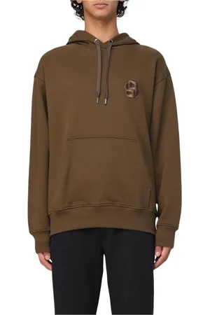 HUGO BOSS Heren, Sweatshirts & Hoodies, Groen, Maat: M Katoen