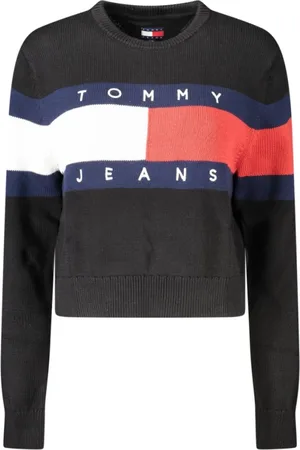 Tommy Hilfiger Dames, Truien, Zwart, Maat: M Katoen