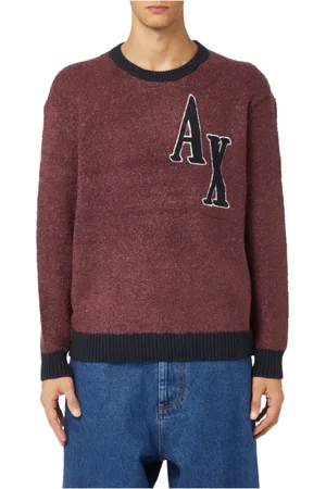 Armani Exchange Heren, Truien, Rood, Maat: L Wol