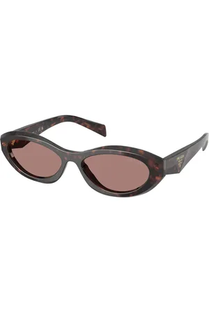 Prada Dames, Accessoires, Bruin, Maat: 55 MM