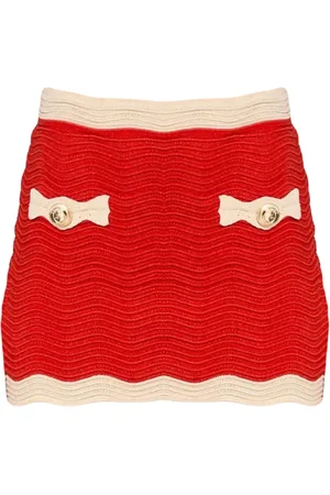 Retrofete Dames, Rokken, Rood, Maat: M Nylon