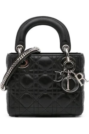Dior Dames, Pre-owned, Zwart, Maat: ONE Size Leer