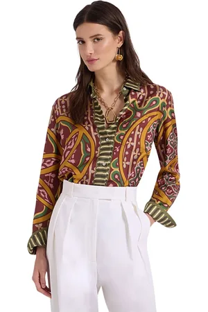 La DoubleJ Dames, Blouses & Shirts, Veelkleurig, Maat: S Zijde