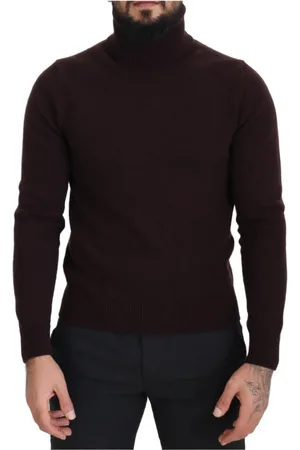 Dolce & Gabbana Heren, Truien, Bruin, Maat: S Wol