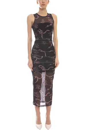 Moschino Dames, Jurken, Zwart, Maat: M
