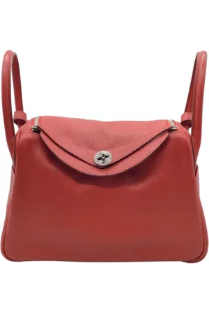 Hermès Dames, Pre-owned, Rood, Maat: ONE Size Leer