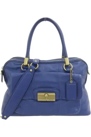 Coach Dames, Pre-owned, Blauw, Maat: ONE Size Leer