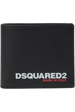 Dsquared2 Heren, Accessoires, Zwart, Maat: ONE Size Leer