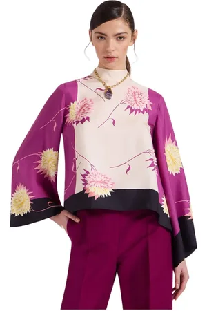 La DoubleJ Dames, Blouses & Shirts, Veelkleurig, Maat: M Zijde