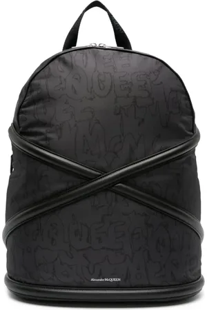Alexander McQueen Heren, Tassen, Zwart, Maat: ONE Size