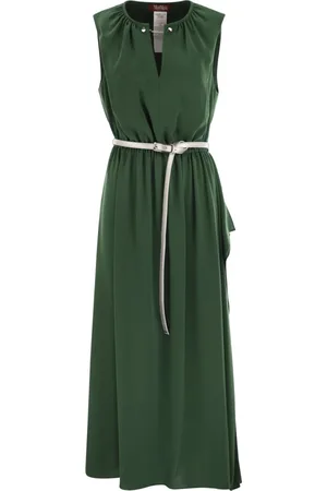 Max Mara Dames, Jurken, Groen, Maat: XS