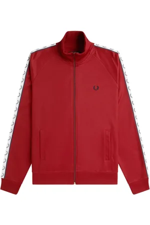 Fred Perry Heren, Sweatshirts & Hoodies, Rood, Maat: L Katoen