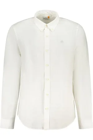 Timberland Heren, Overhemden, Wit, Maat: 3XL Linnen