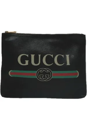 Gucci Dames, Pre-owned, Zwart, Maat: ONE Size Leer