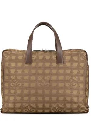 CHANEL Dames, Pre-owned, Bruin, Maat: ONE Size Leer