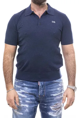 Dsquared2 Heren, Tops, Blauw, Maat: XL
