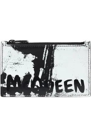 Alexander McQueen Heren, Accessoires, Zwart, Maat: ONE Size Leer