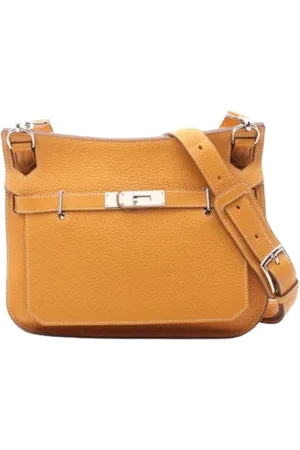 Hermès Dames, Pre-owned, Oranje, Maat: ONE Size Leer