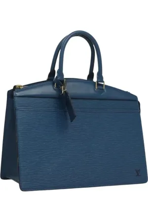 LOUIS VUITTON Dames, Pre-owned, Blauw, Maat: ONE Size Leer